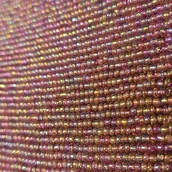 Vintage 1990s Gattinoni made in italy purse, beaded, fake snake skin - Picture 13 of 14